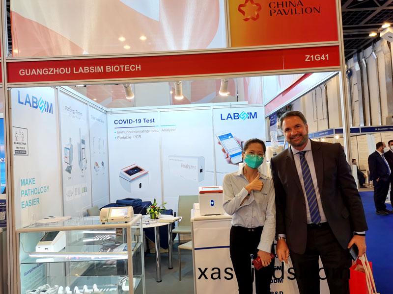【展(zhan)會迴(hui)顧】藍(lan)勃生(sheng)物(wu)精(jing)綵(cai)亮相2022 MEDLAB Middle East
